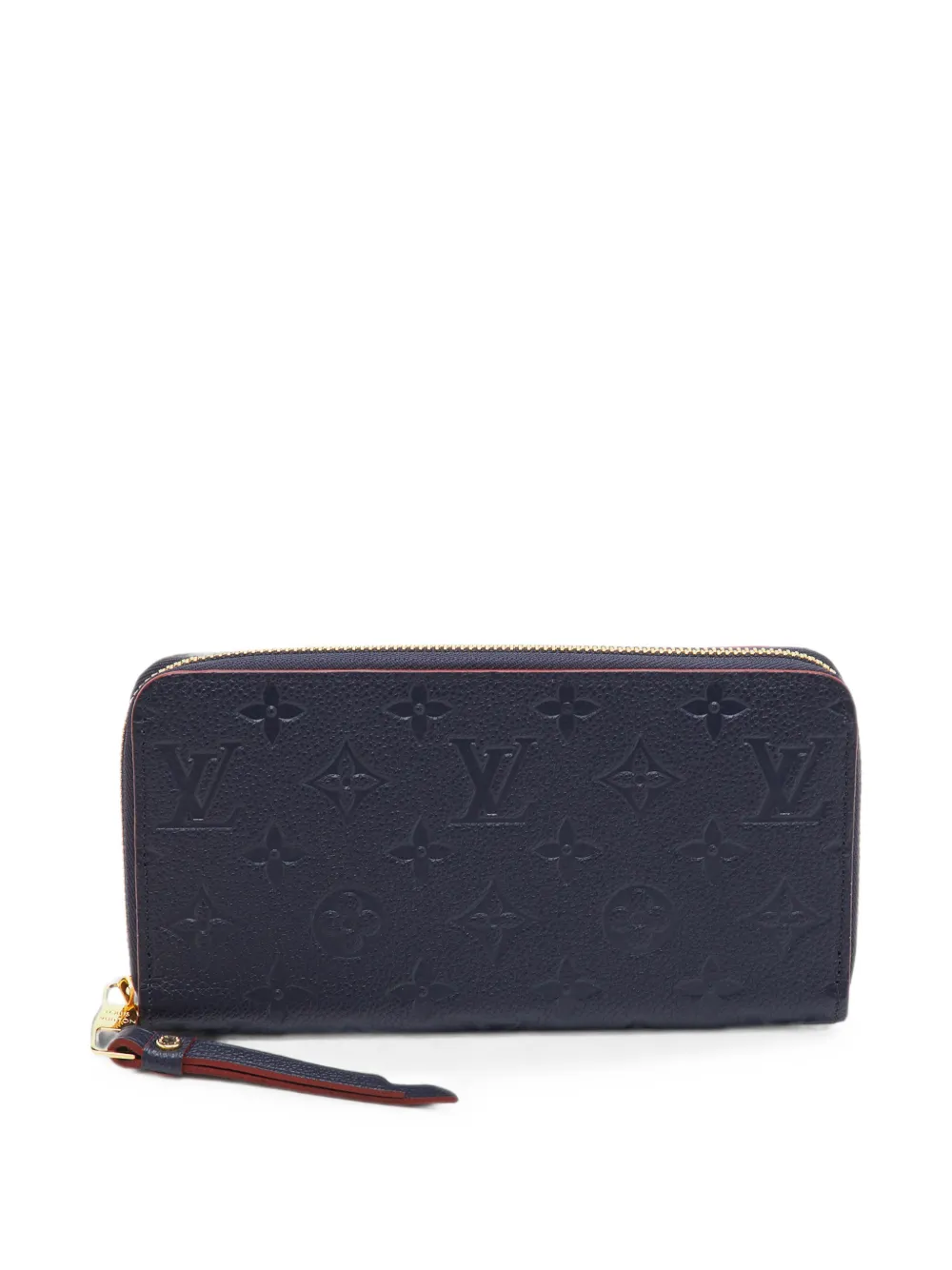 Louis Vuitton Pre-Owned 2017 Monogram Empreinte Zippy leather wallet - Blu