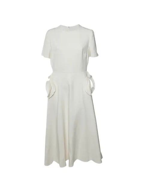 Valentino Garavani Pre-Owned rose-appliqué midi dress