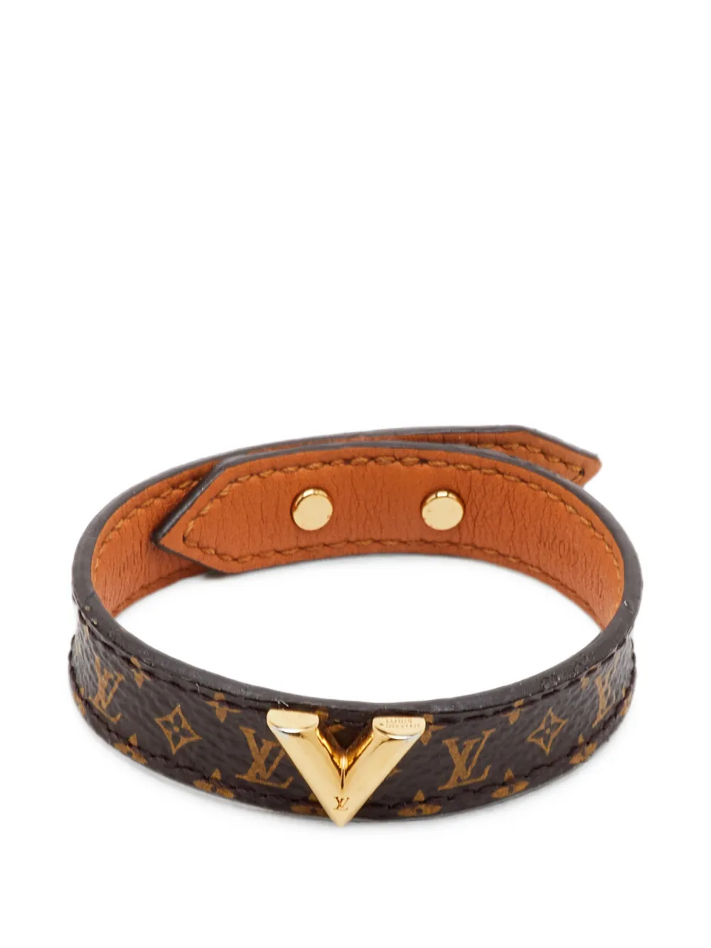 Louis Vuitton Pre-Owned Essential V Monogram bracelet - Marrone