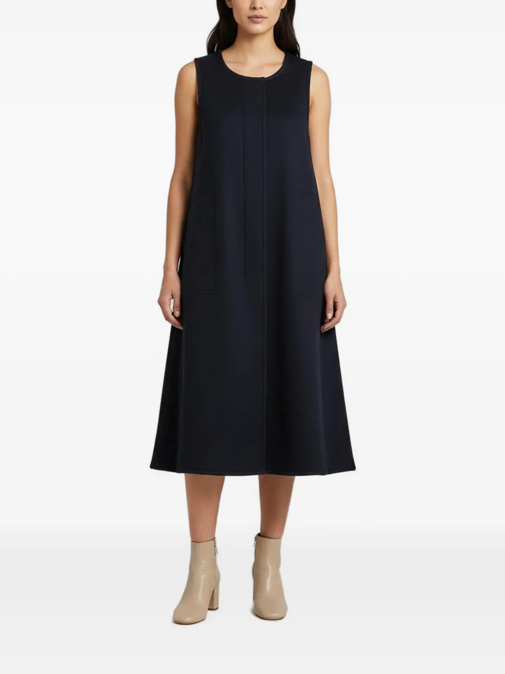 Marni Pre-Owned high-low sleeveless coat - Schwarz