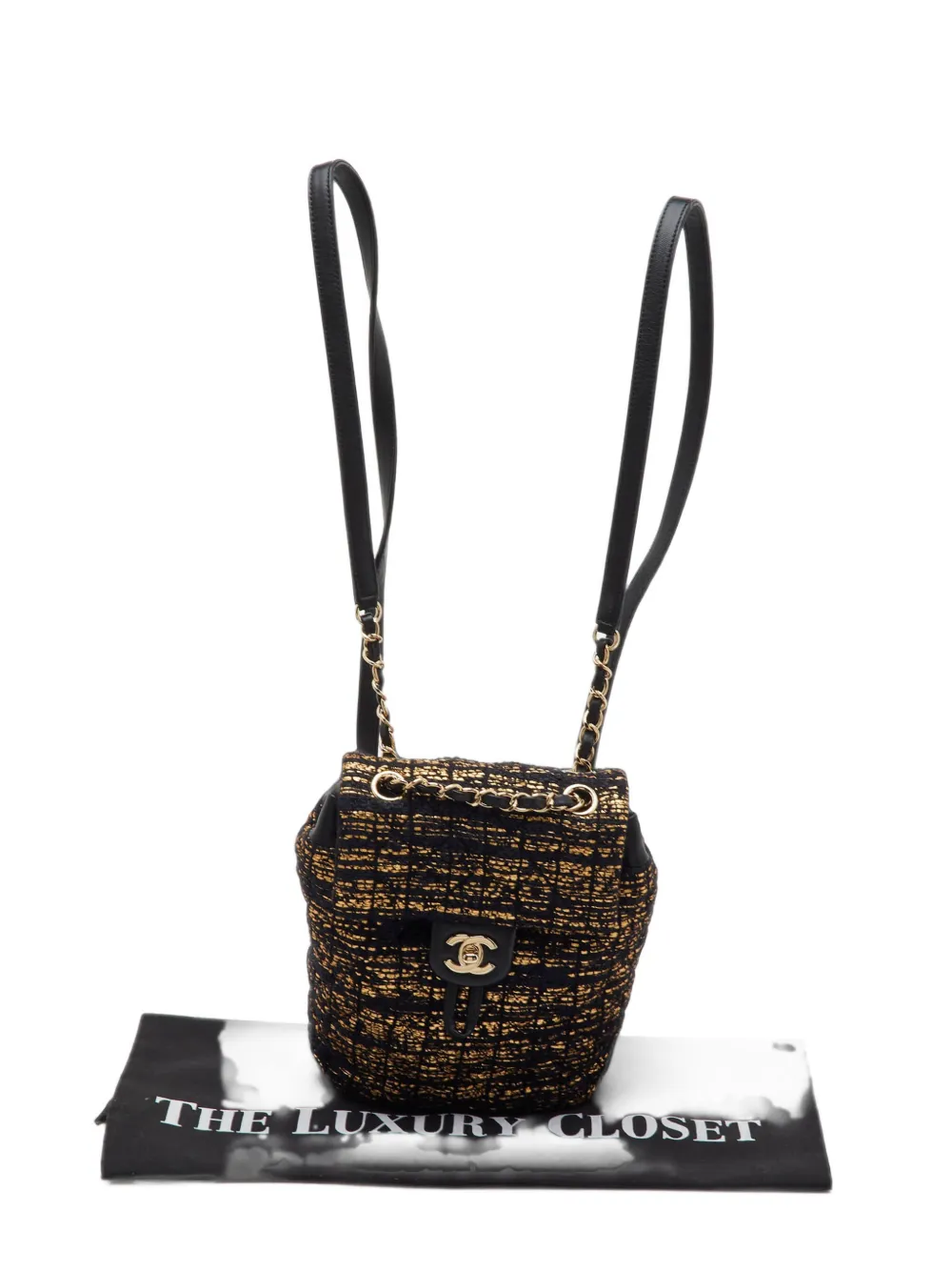 CHANEL Pre-Owned 2019 Urban Spirit foldover-top backpack - Schwarz