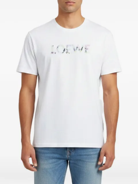 Loewe Pre-Owned футболка с вышивкой Anagram
