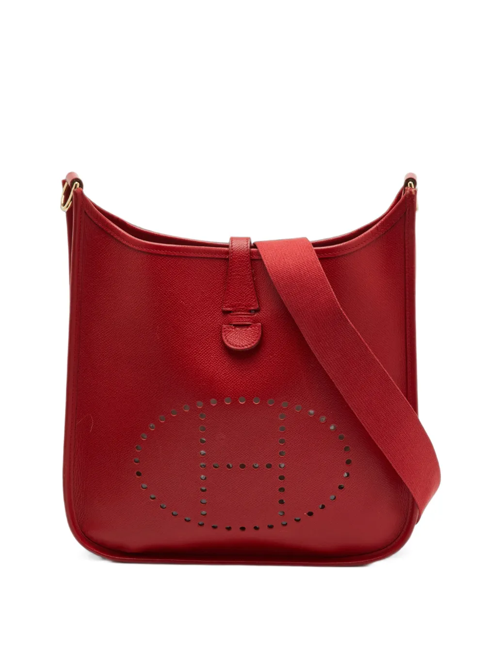 Hermès Pre-Owned Borsa a spalla Evelyne PM con logo - Rosso