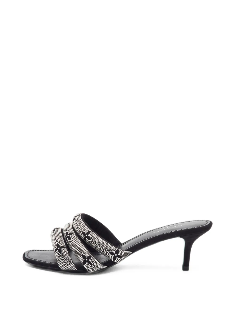 Louis Vuitton Pre-Owned Monogram crystal-embellished sandals - Grau