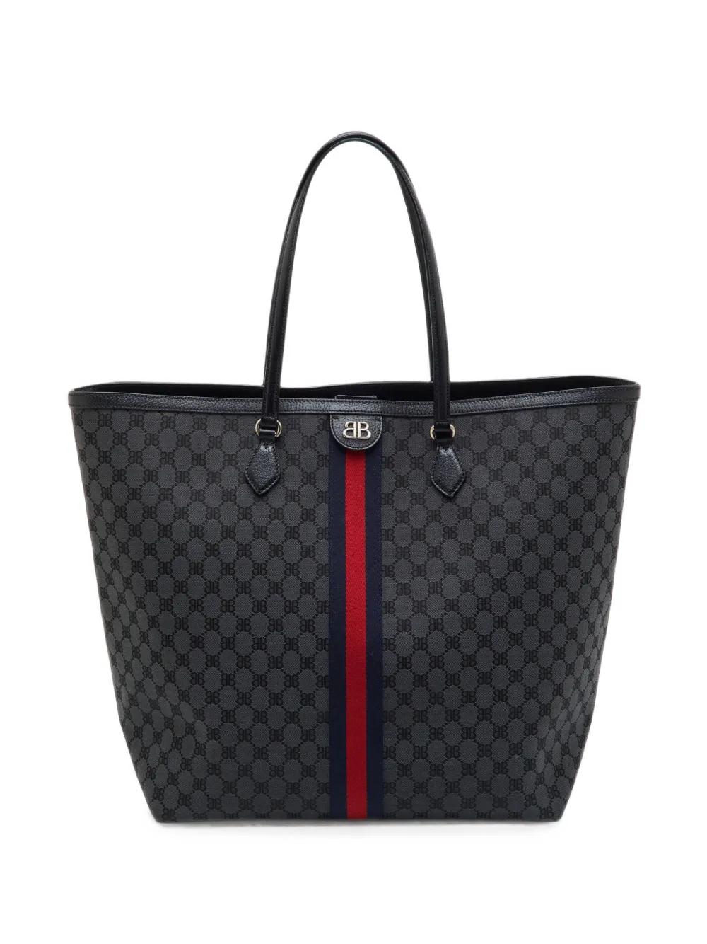 Balenciaga Pre-Owned 2022 The Hacker Project open-top tote bag - Grigio