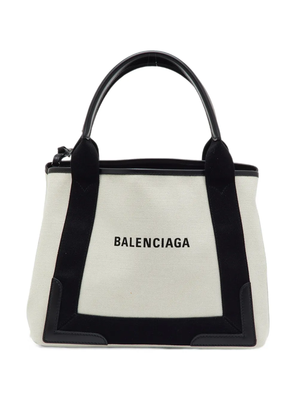 Balenciaga Pre-Owned 2019 Navy Cabas open-top tote bag - Weiß