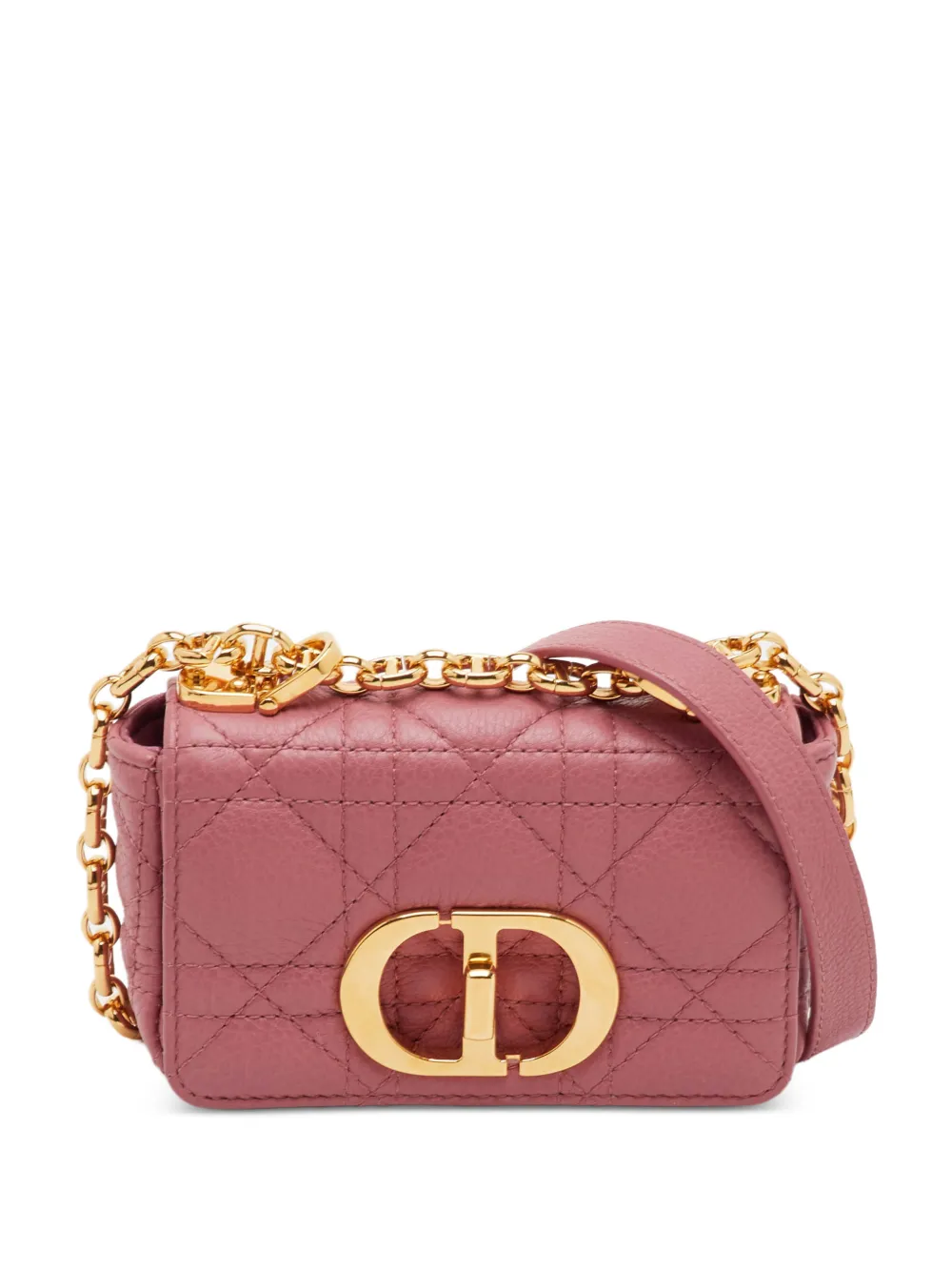 Christian Dior Pre-Owned Caro Cannage mini crossbody bag - Pink