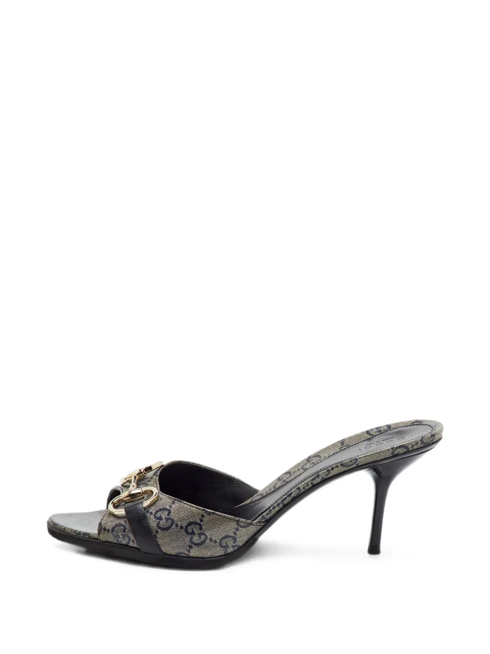Gucci Pre-Owned GG Horsebit patterned sandals - Braun