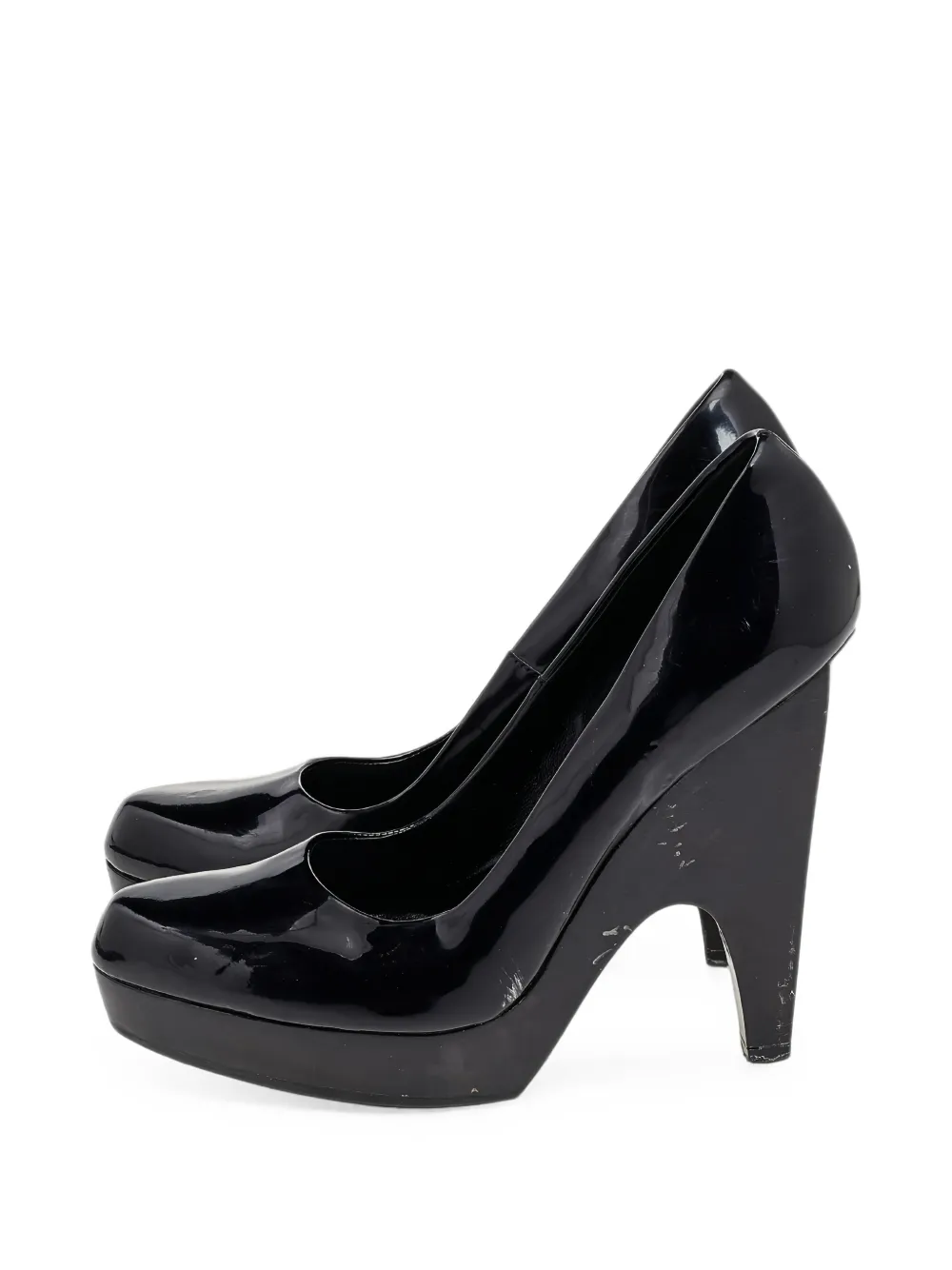 Saint Laurent Pre-Owned Pumps mit Plateau-Absatz - Schwarz