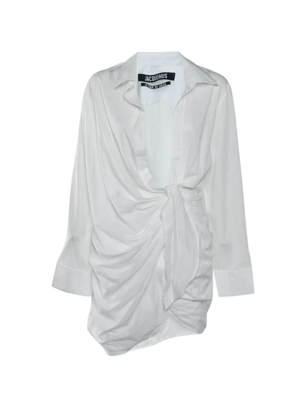 Jacquemus Pre-Owned robe courte à manches longues - Blanc Jacquemus Pre-Owned robe courte à manches longues - Blanc