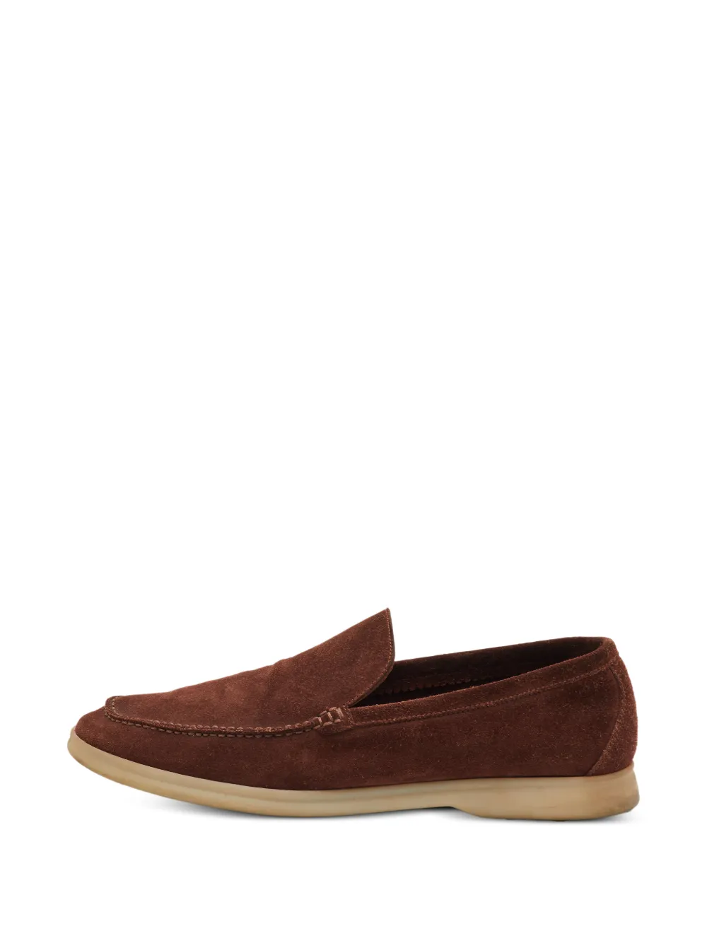 Loro Piana Pre-Owned Loafer mit mandelförmiger Kappe - Braun