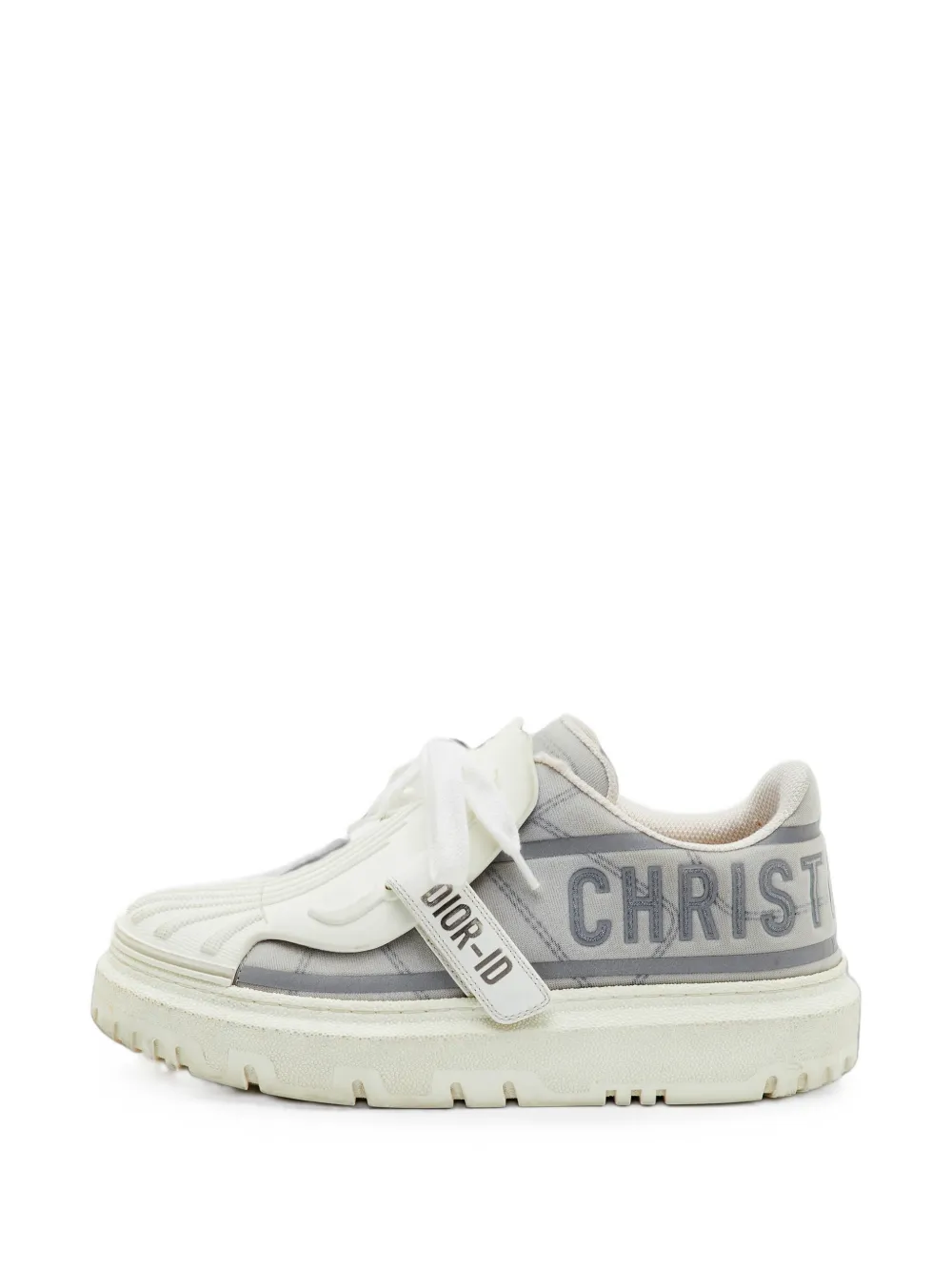 Christian Dior Pre-Owned ID lace-up sneakers - Weiß