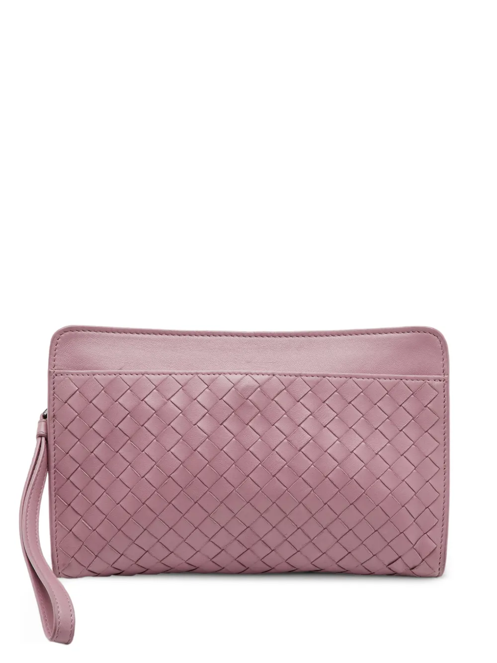 Bottega Veneta Pre-Owned leather clutch bag - Rosa