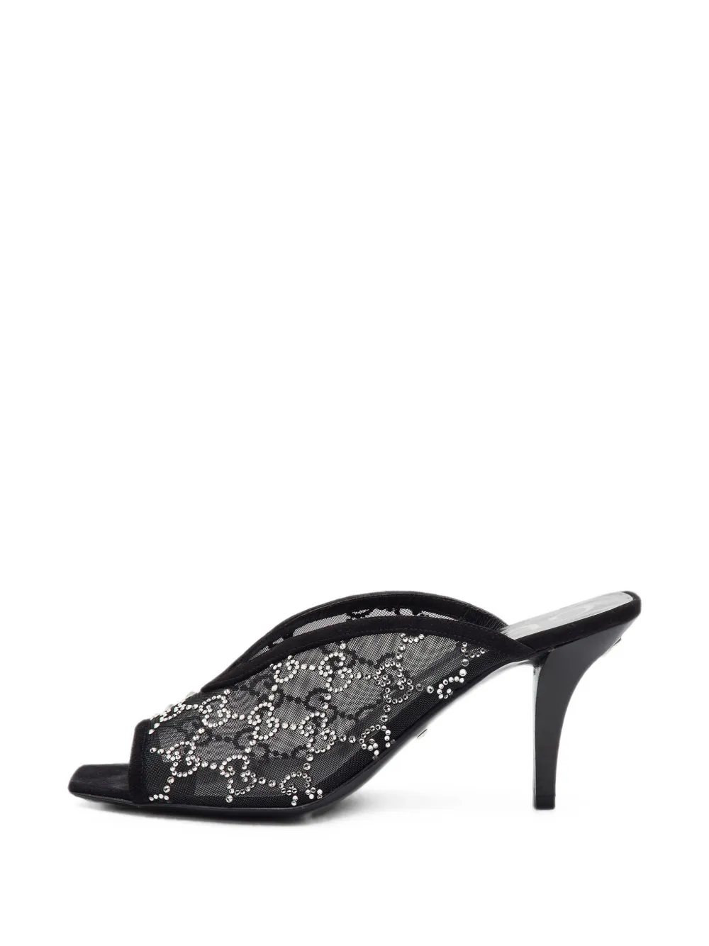 Gucci Pre-Owned crystal-embellished sandals - Schwarz