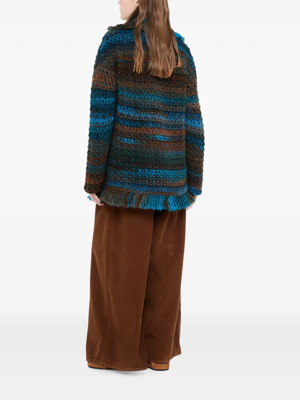 Alanui Kauai Shades vest met ceintuur Bruin