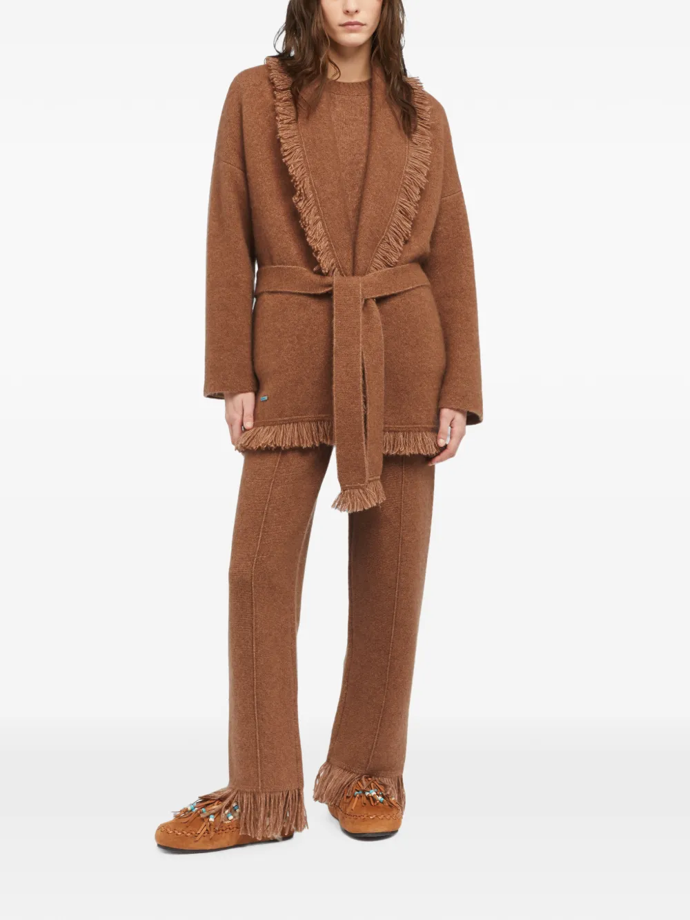 Alanui Vest met ceintuur Bruin