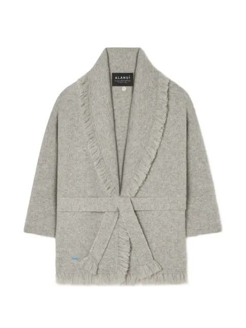 Alanui fringed shawl-collar cardigan