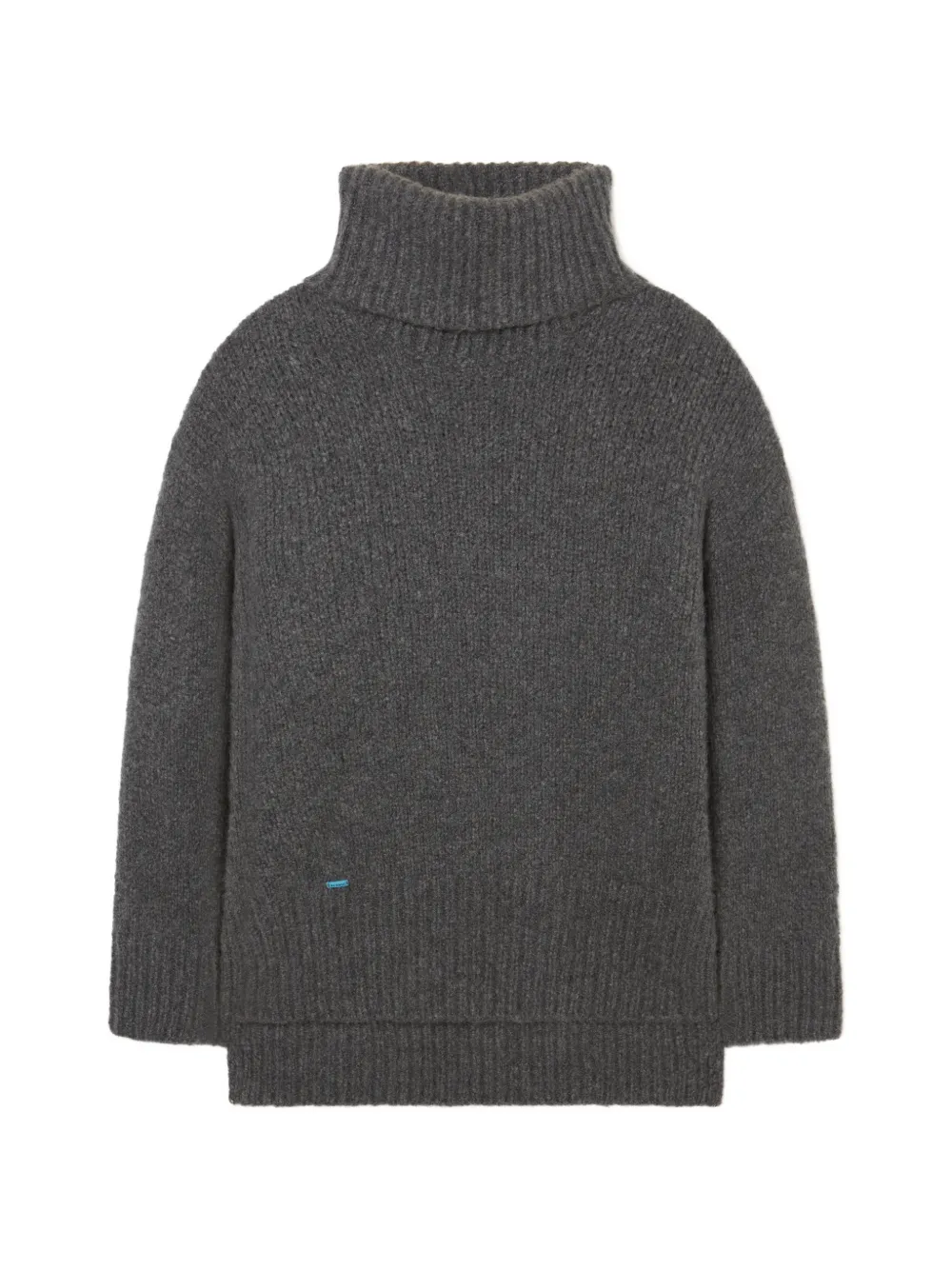 Alanui ribbed-knit roll-neck sweater Grijs