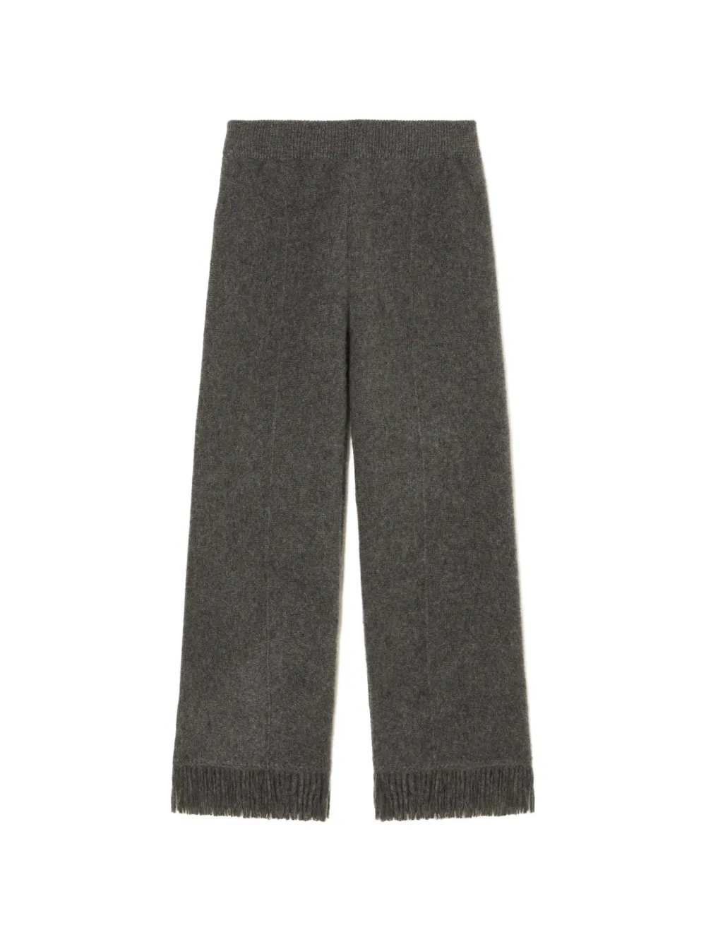 Alanui fringe-trim trousers Grijs