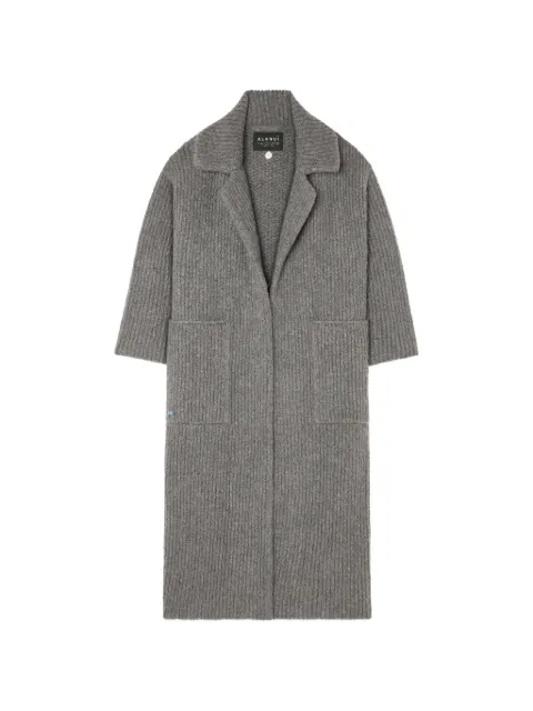 Alanui rib-stitch belted coat