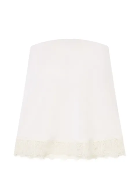 Alanui lace-trim strapless top