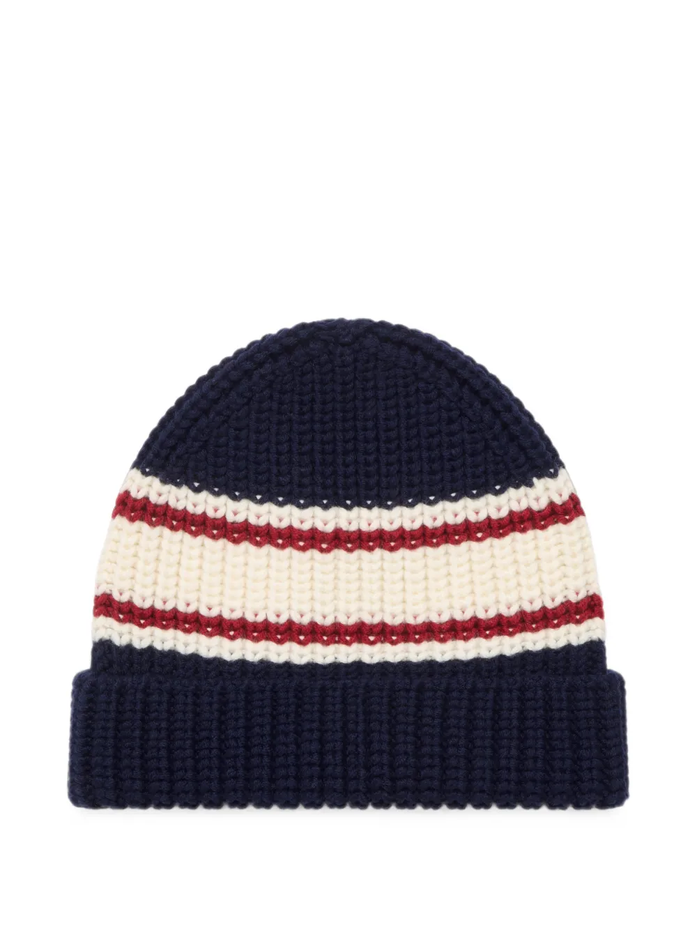 Alanui Rugby Club striped beanie hat - Blu