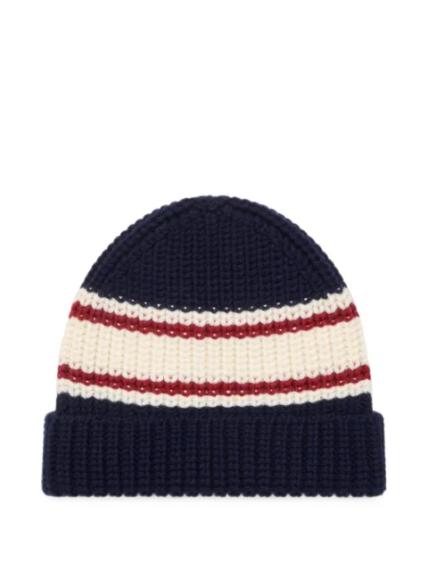 Alanui Rugby Club striped beanie hat