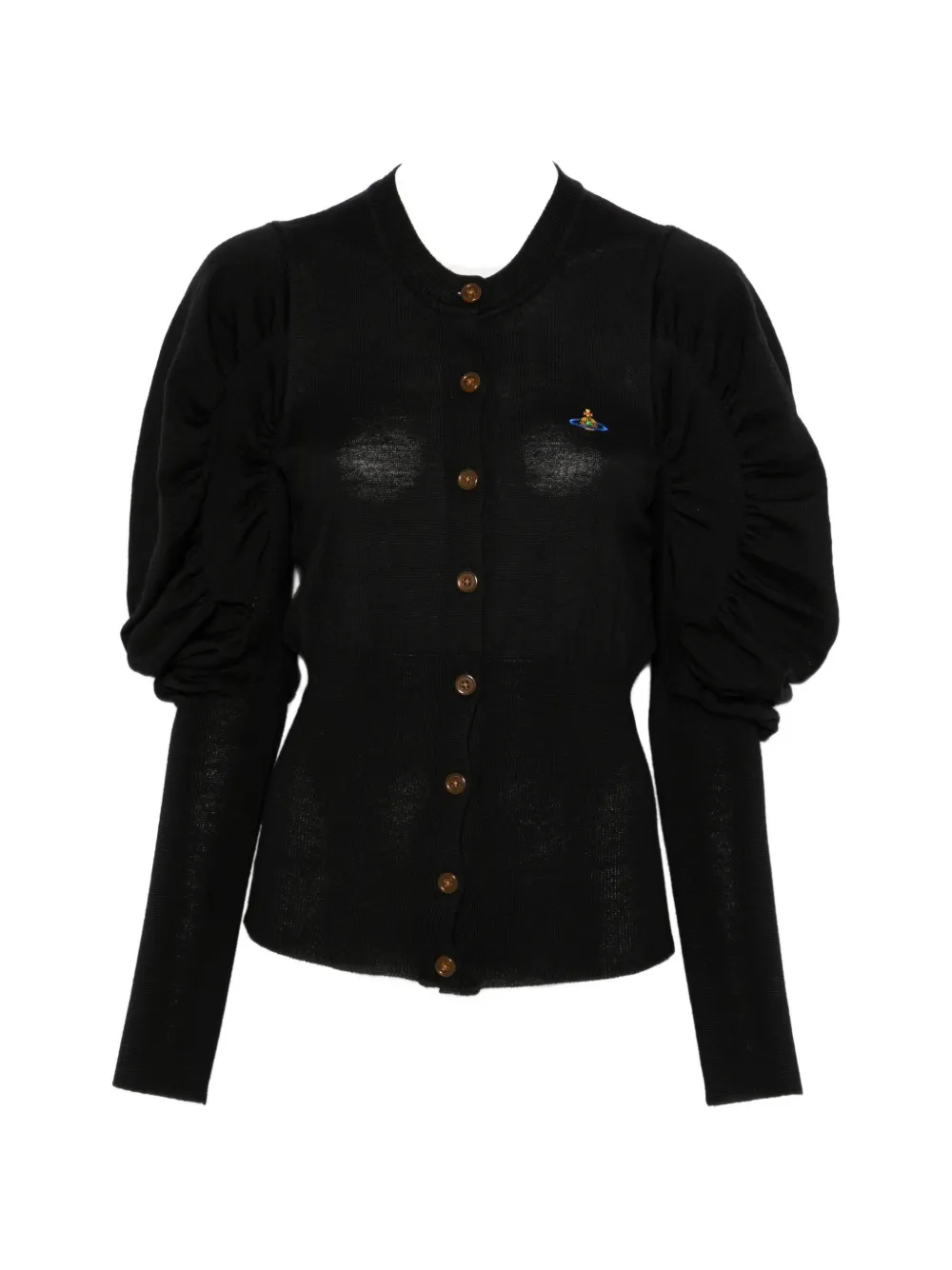 Vivienne Westwood Orb-embroidered wool sweater - Schwarz