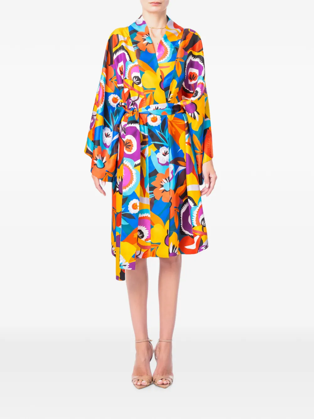 M.Marquise Arisa floral-print maxi dress - Giallo