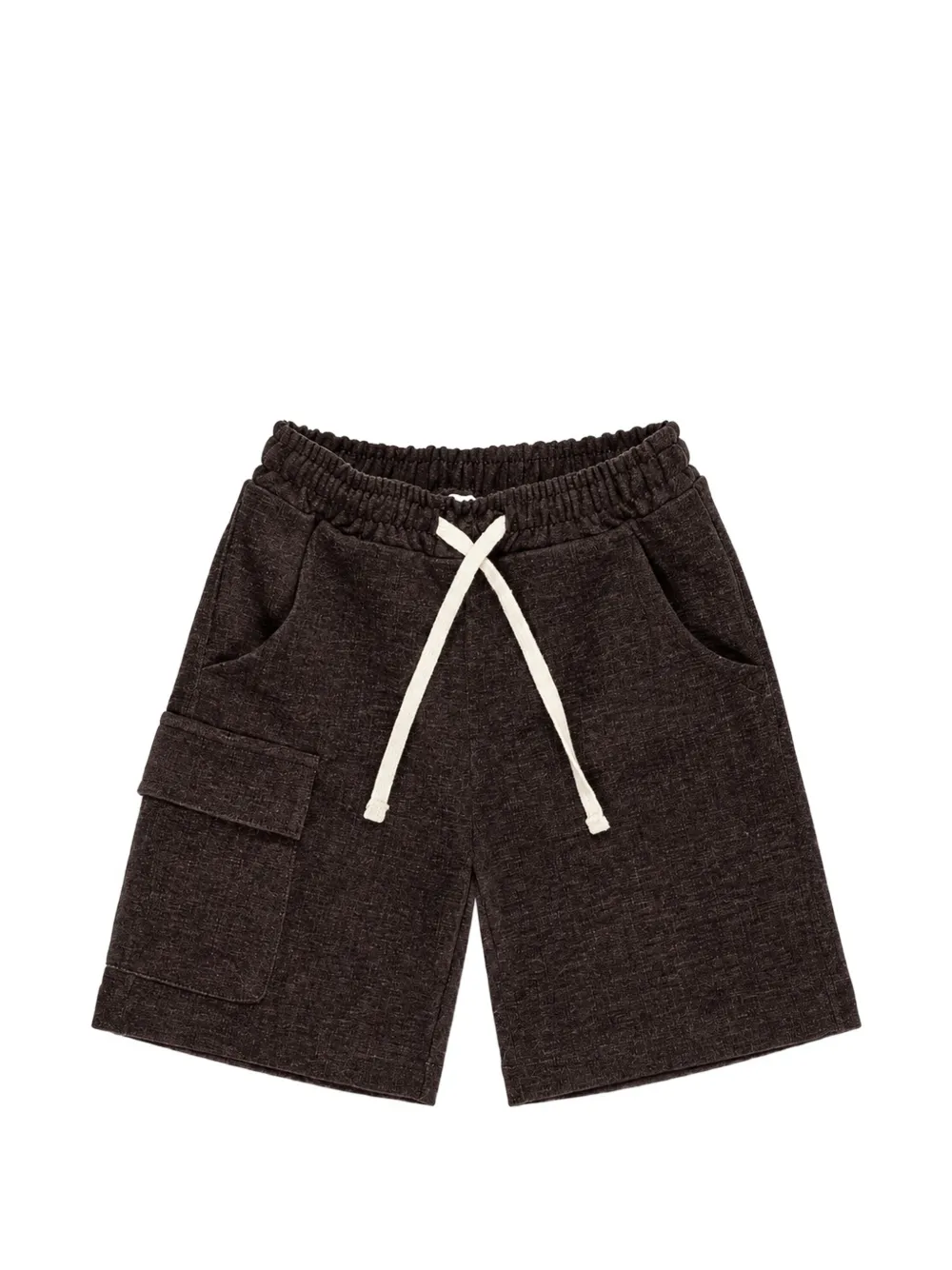 Miss Grant Kids drawstring cargo shorts - Braun