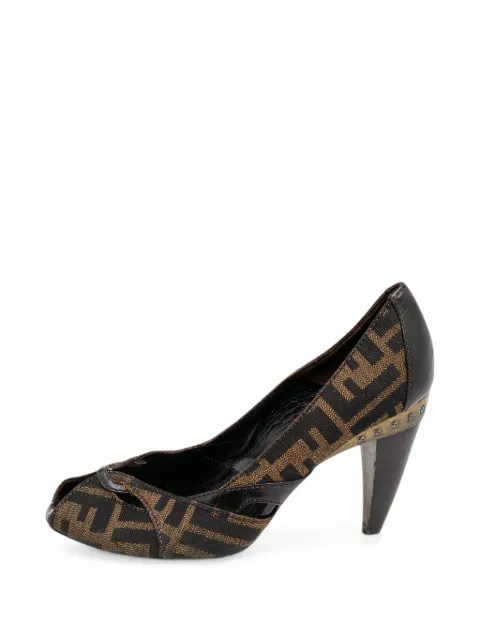Fendi Pre-Owned zapatos Zucca con tacón