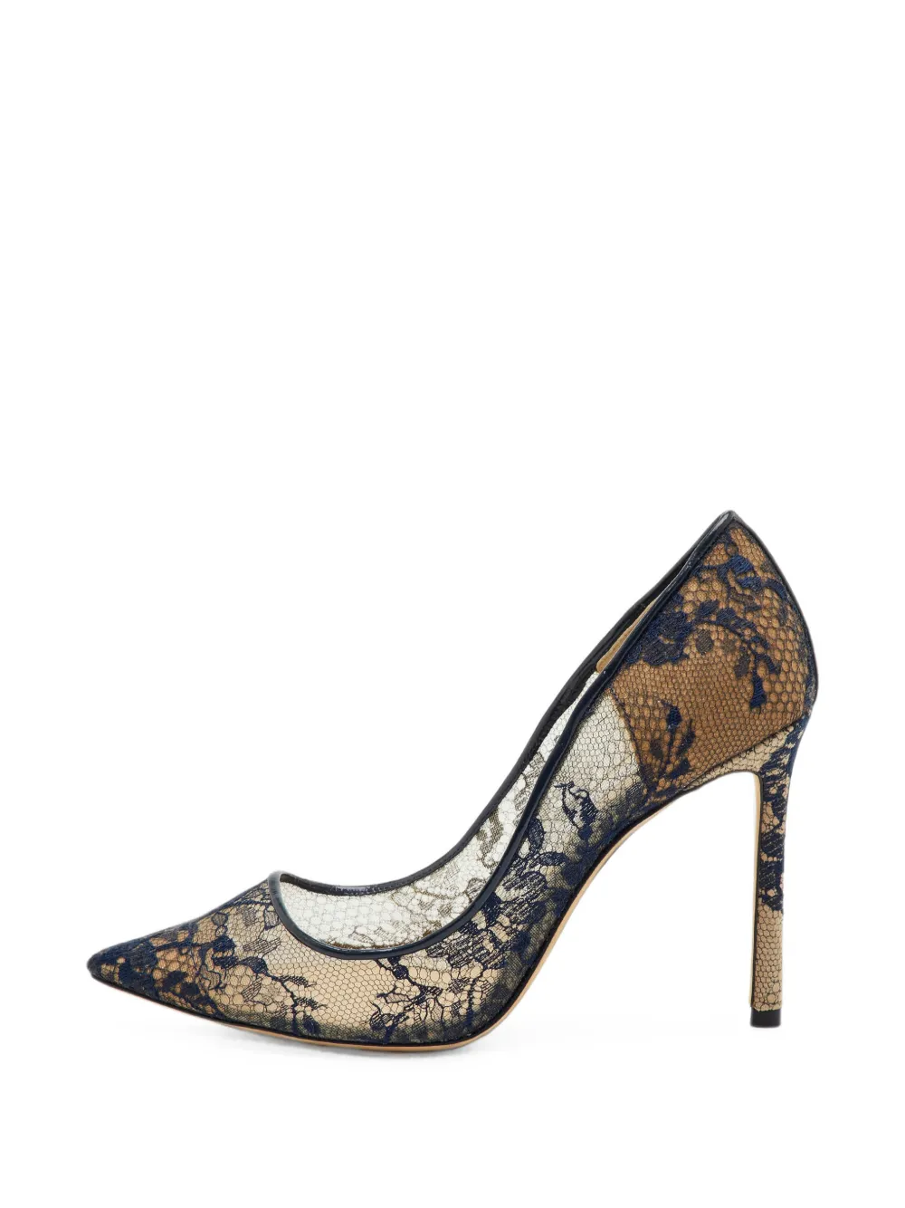 Jimmy Choo Pre-Owned Romy lace pumps - Nude