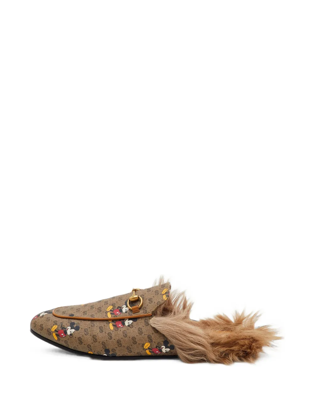 Gucci Pre-Owned x Mickey Mouse mules imprimées - Marron Gucci Pre-Owned x Mickey Mouse mules imprimées - Marron