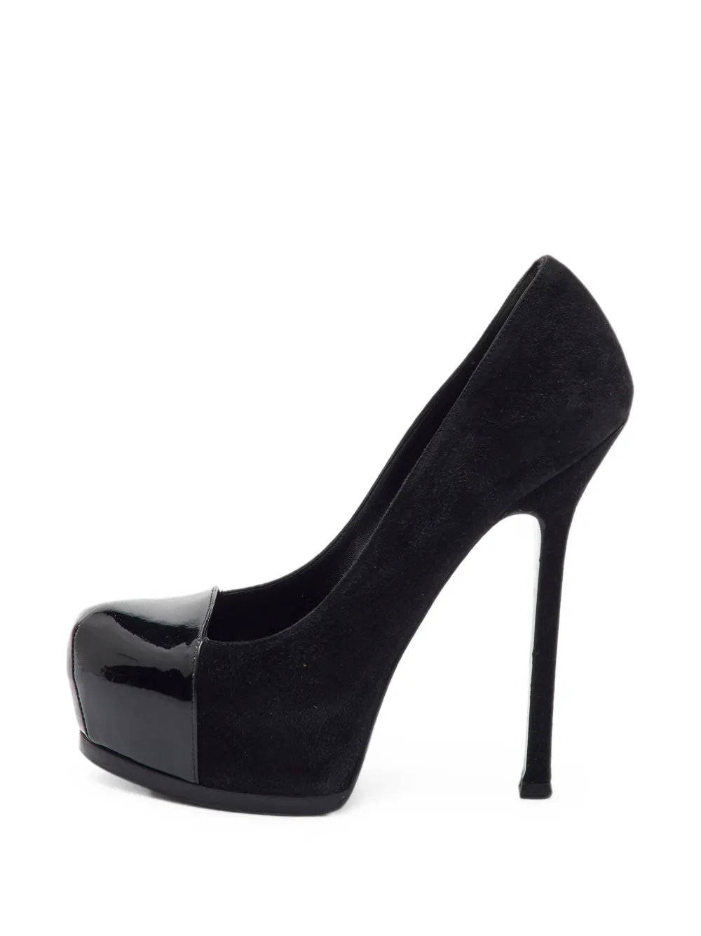 Saint Laurent Pre-Owned Pumps mit Zehenkappe und Plateau - Schwarz