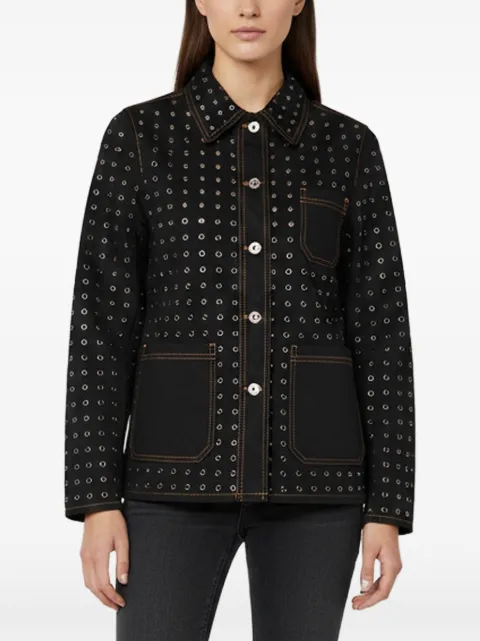 Christian Dior Pre-Owned riveted button-front jacket