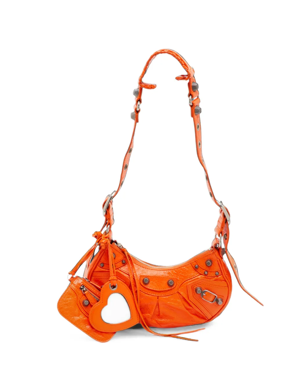 Balenciaga Pre-Owned 2022 Le Cagole buckle shoulder bag - Orange