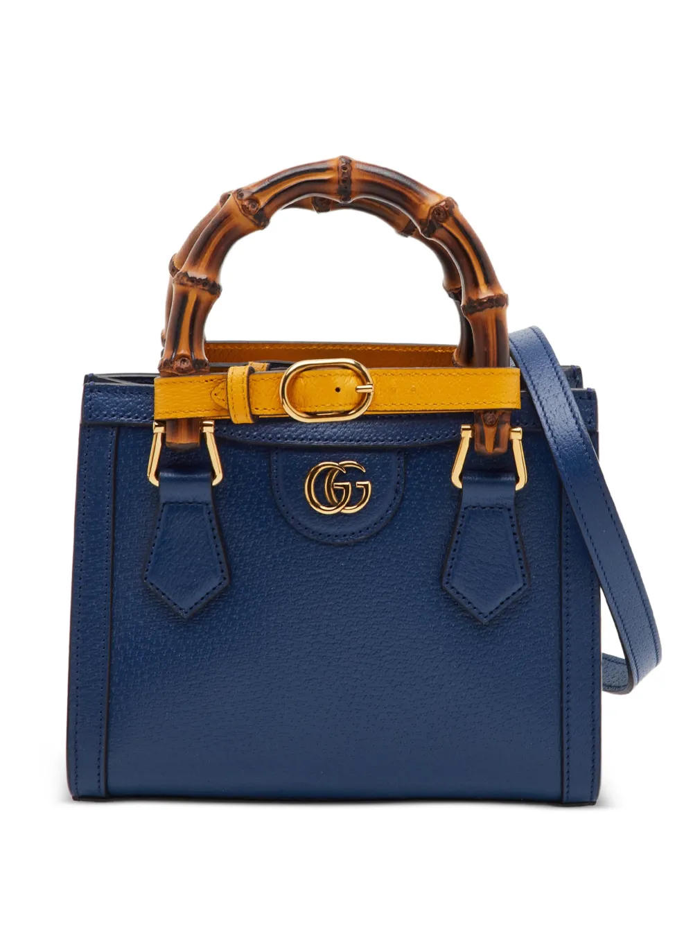 Gucci Pre-Owned Borsa tote Diana con manico in bambù - Blu