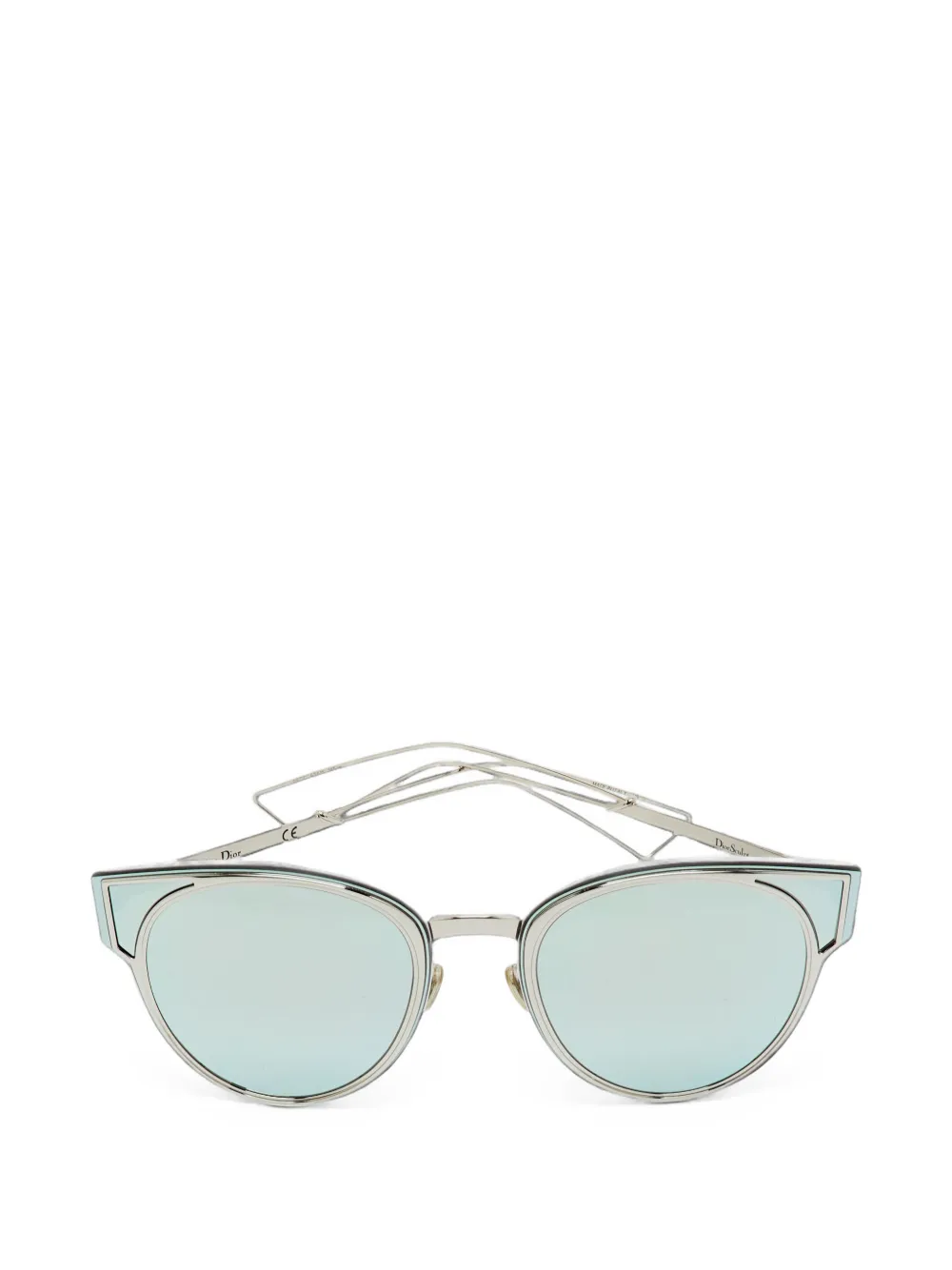 Christian Dior Pre-Owned lunettes de soleil DiorSculpt à monture papillon - Argent Christian Dior Pre-Owned lunettes de soleil DiorSculpt à monture papillon - Argent