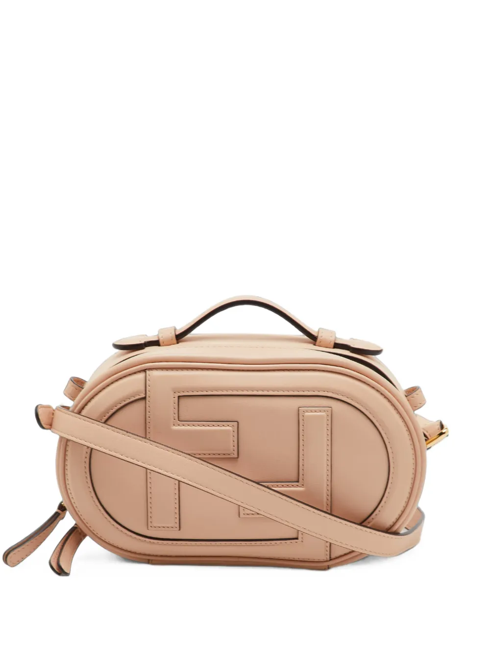Fendi Pre-Owned 2022 mini FF O'Lock camera tote bag - Toni neutri