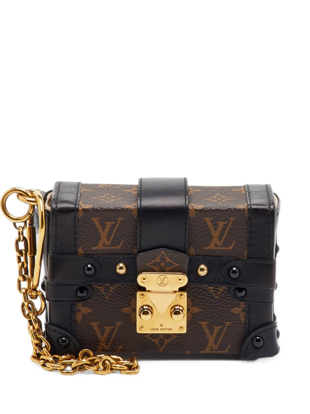 Louis Vuitton Pre-Owned 2018 Essential Trunk Monogram clutch bag - Marrone