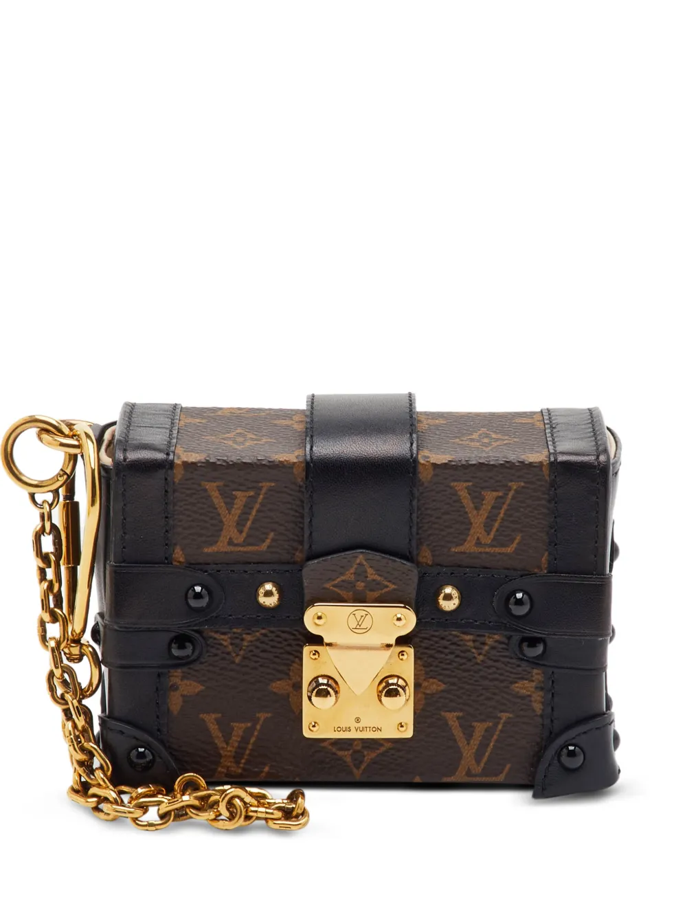 Louis Vuitton Pre-Owned 2018 Essential Trunk Monogram clutch bag - Brown