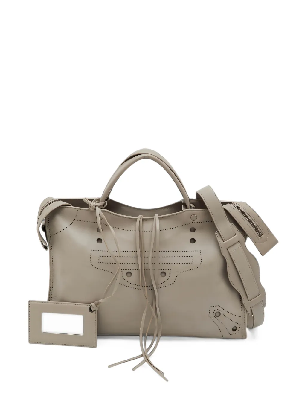 Balenciaga Pre-Owned Blackout Classic City tote bag - Grigio
