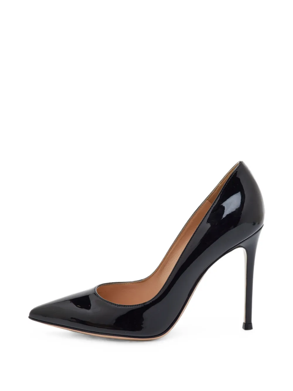 Gianvito Rossi Gianvito 105 patent leather pumps - Schwarz