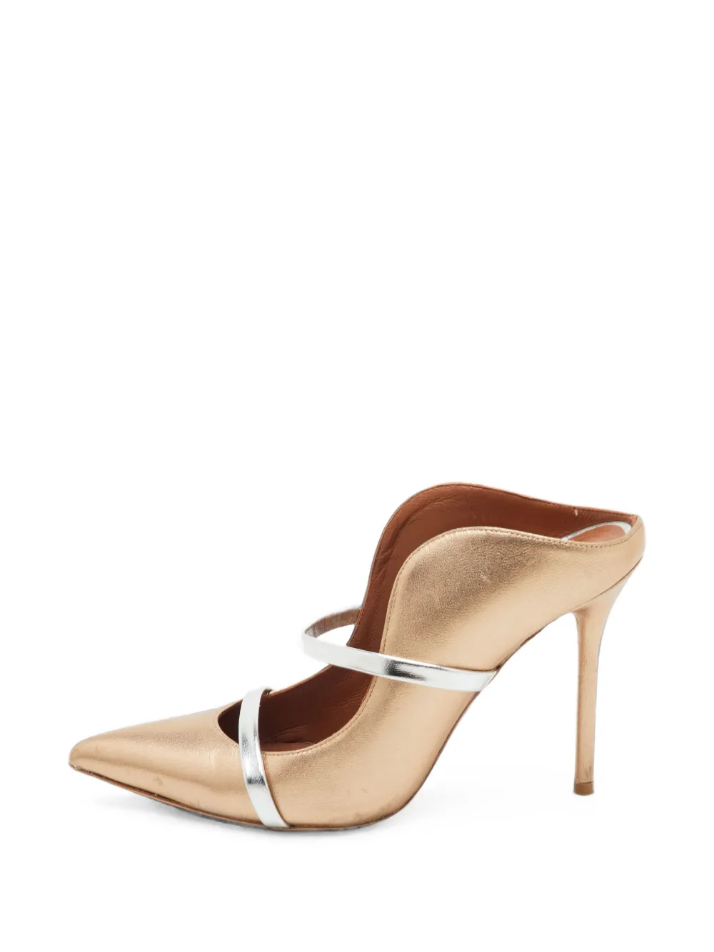 Malone Souliers Maureen heeled mules - Gold