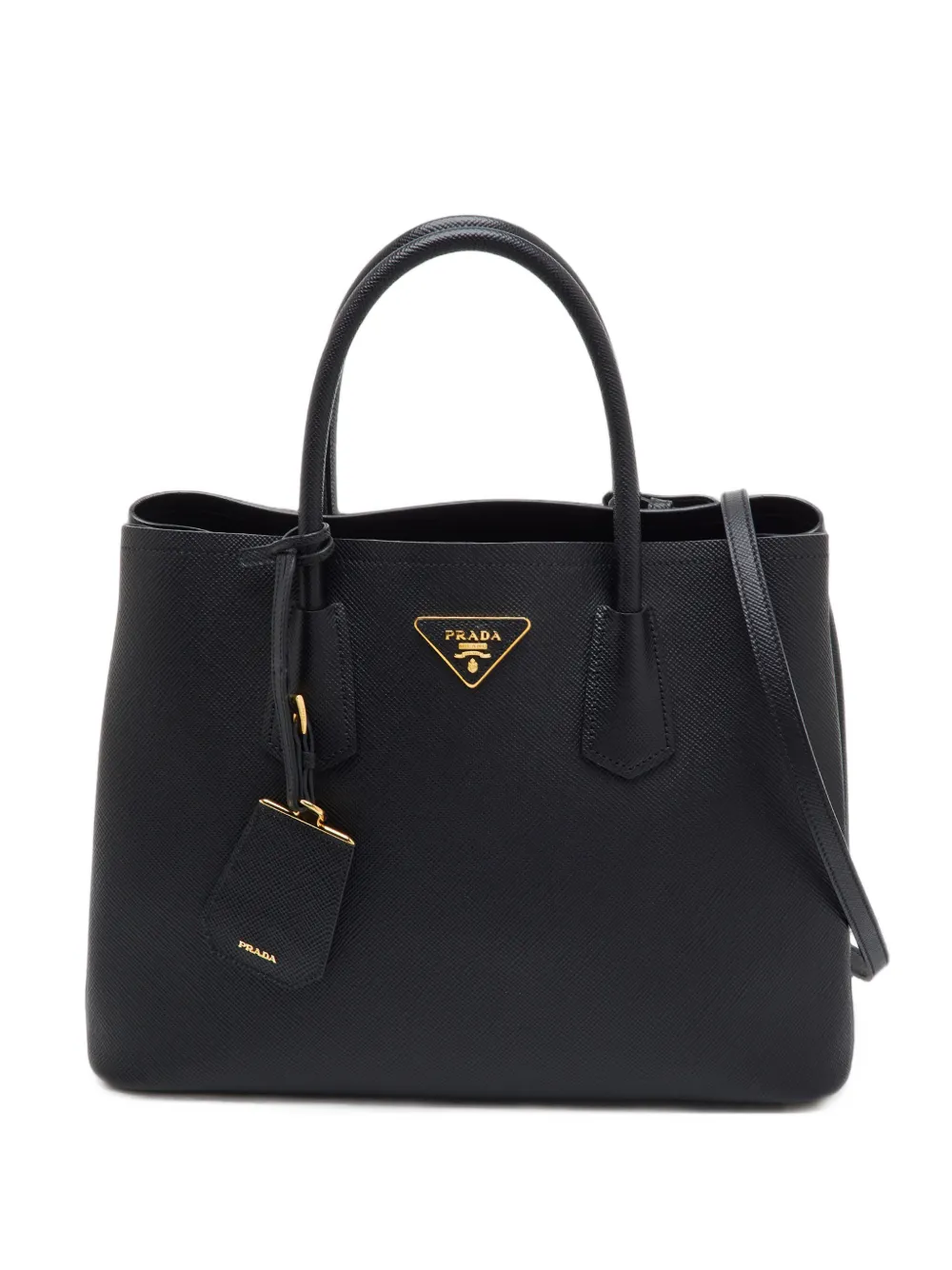 Prada Pre-Owned leather tote bag - Nero