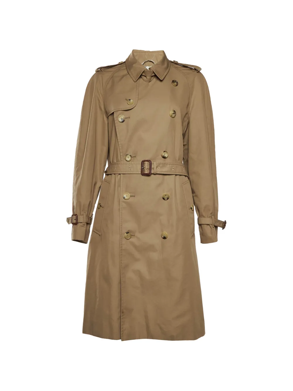 Gucci Pre-Owned 2016 doppelreihiger Trenchcoat - Nude