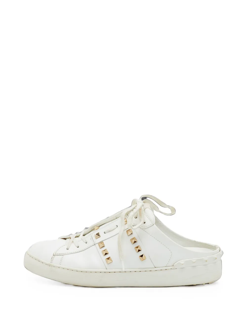 Valentino Garavani Pre-Owned Rockstud mule sneakers - Weiß