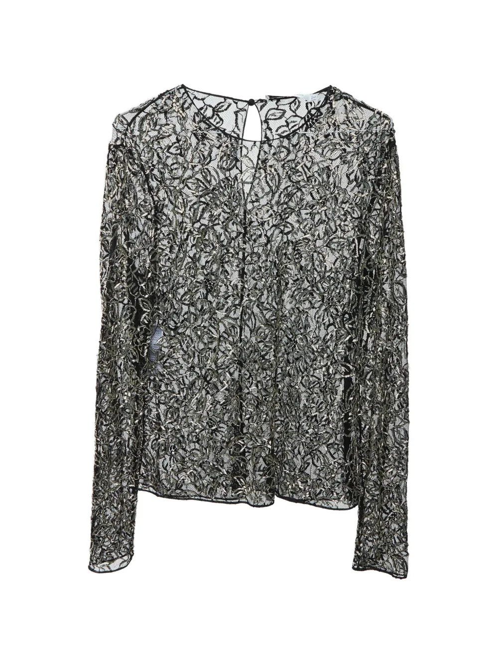 Christian Dior Pre-Owned sequin-embellished blouse - Schwarz