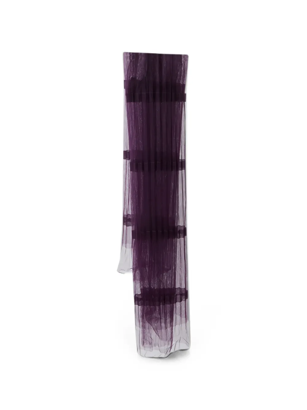 Burberry Pre-Owned Gestreifter Mesh-Schal - Violett