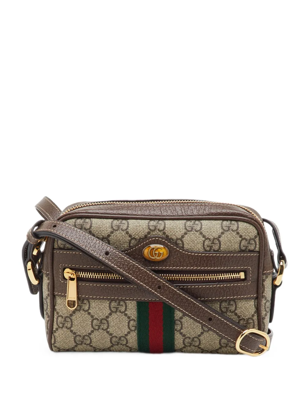 Gucci Pre-Owned Ophidia Schultertasche aus GG Supreme - Nude